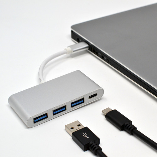 LOGICO 4-in-1 USB-C Hub with Type C Multi-Port Charging & Connecting Adapter 3X USB 3.0 for New MacBook Pro, ChromeBook Pixel Devices Nokia N1,Nexus 6/6p and Other Type-C