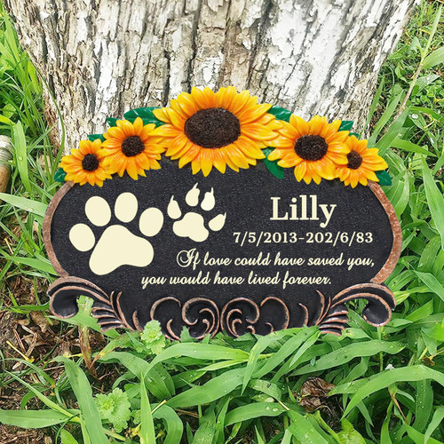 mildahjoy Pet Memorial Stone Marker for Dog or Cat, Garden Stone for Loved Pet, Pet Grave Headstone Tombstone, Loss of Pet Gift mildahjoy Pet Memorial Stone Marker for Dog or Cat, Garden Stone for Loved Pet, Pet Grave Headstone Tombstone, Loss of Pet Gift