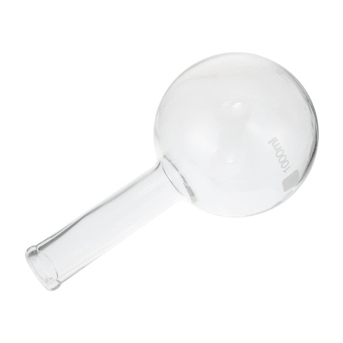 Baluue 1pc Round-Bottomed Flask Glass Single Neck flasks Laboratory Flask Laboratory Supplies Lab Flask Round Bottom Flask beakers Experiment Flask Narrow Mouth Flask Drinking Bottle Flat