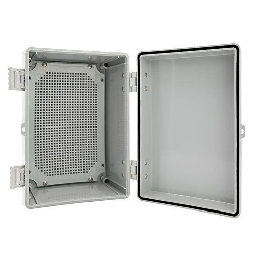 CENTROPOWER Waterproof Outdoor Junction Box with Mounting Plate?IP67 Weatherproof (300x200x170mm?ABS Plastic Electrical Enclosure, with Wall Bracket?Suitable for a Variety of Wiring Projects