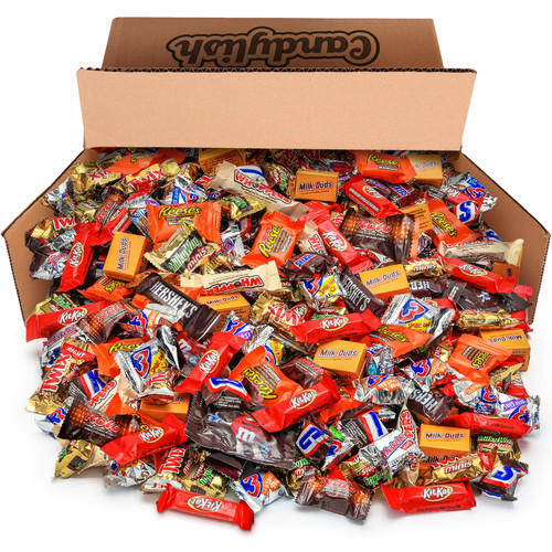 Chocolate Candy Variety Pack - 4 Lbs Assorted Bulk Chocolate Mix - Delicious Assortment of Fun Size Chocolate, Ideal for Holiday Celebrations and Office Snacks - Perfect for Birthday Parties and Stocking Stuffers