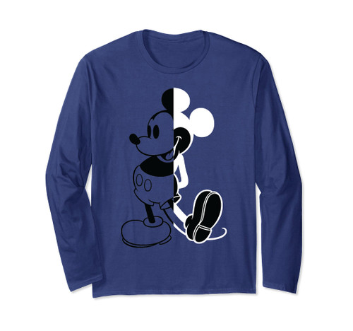 Disney Mickey Mouse Split Long Sleeve T-Shirt Long Sleeve T-Shirt