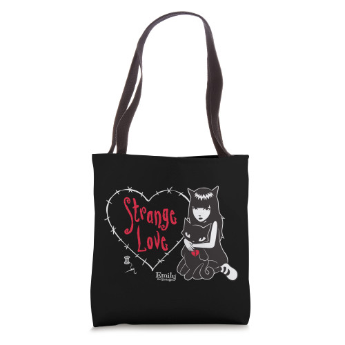 Emily The Strange Strange Love Tote Bag