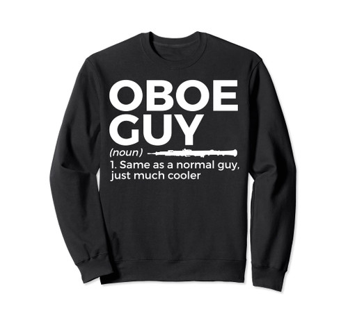 Funny Oboe Guy Definition Oboe Player Sweatshirt