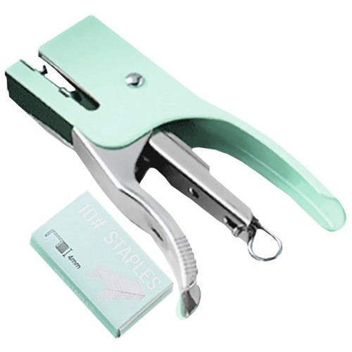 Lurrose 3 Sets Hand-held Stapler Standard Stapler Manual Stapler Metal Stapler Multi-Function File Stapler Tool Office Desk Stapler Jam Free Stapler Office Supplies Metal Student Portable