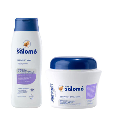 Maria Salome Hair MOM Shampoo and Mask kit - Champu y Mascarilla Capilar MOM