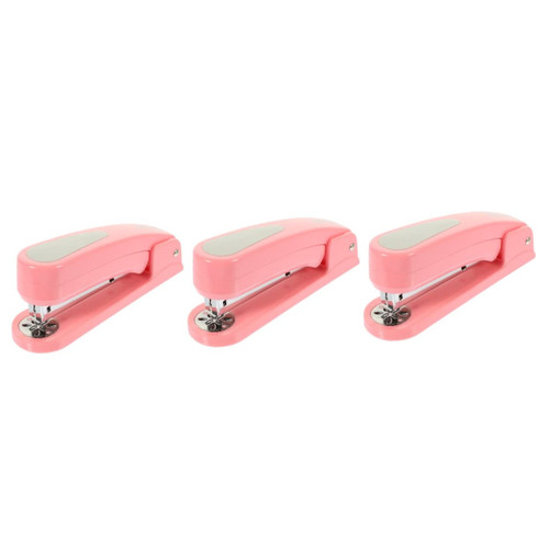 Tofficu 3pcs Stapler Tabletop Staples Portable Stapling Machine Book Stapling Tool Stipling Tool Save 50% at Checkout Multitools Hand Tools Office Supply Iron Student Arm Swing Books