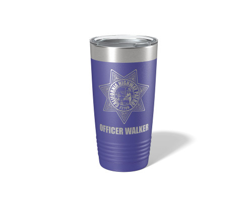 Alterd Industries California Highway Patrol - CHP | Law enforcement | Highway Patrol | Gifts for Officers | Tumbler | Coffee Tumbler | Police Academy | Gift for cops | Badge (20oz Tumbler, Purple) Alterd Industries California Highway Patrol - CHP | Law enforcement | Highway Patrol | Gifts for Officers | Tumbler | Coffee Tumbler | Police Academy | Gift for cops | Badge (20oz Tumbler, Purple)