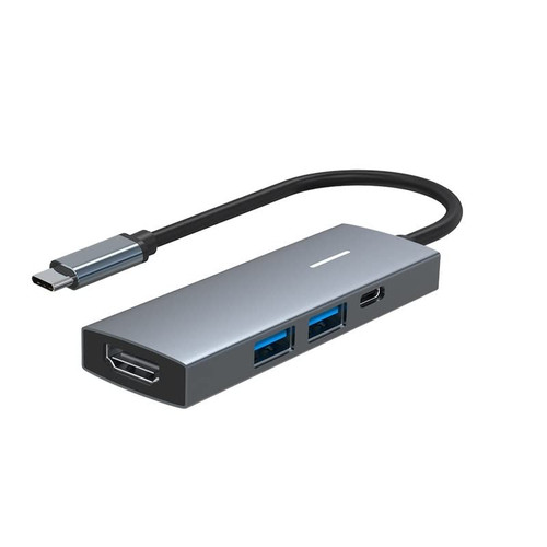 BRASSU Type-C Docking Station USB3.0 hub HD 4K Converter