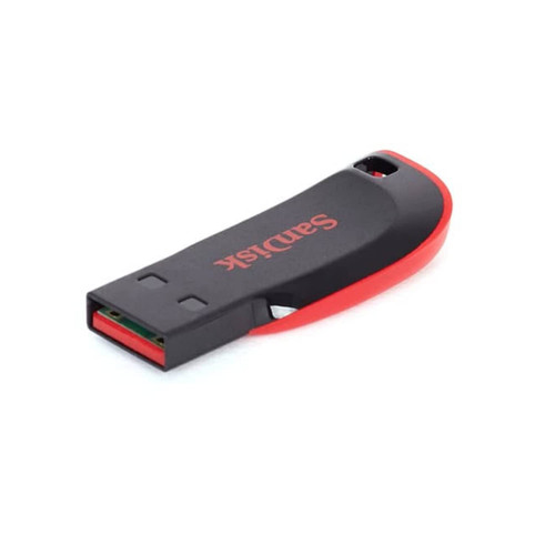 SanDisk Pen Drive 32 GB USB 2.0 Flash Pen Drive Cruzer Blade (Black,Red)