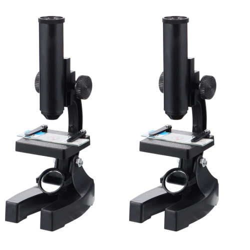 ULTECHNOVO 2pcs Plastic Microscope Kid Microscope Kids' Microscopes Science Educational Tool Adjustable Height Microscope Kids Microscope Student Microscope Children Microscope Simple Glass