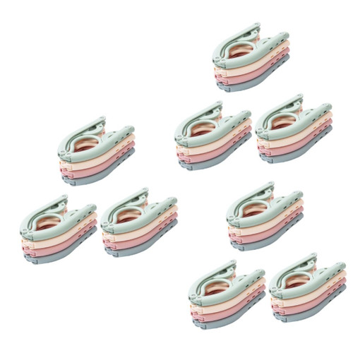 36 Pcs Folding Hanger Foldable Hangers Trousers Hanger Collapsible Clothing Rack Laundry Drying Rack Collapsible Kid Hangers Coat Hanger Plastic Multifunction Clothes Hanger Travel