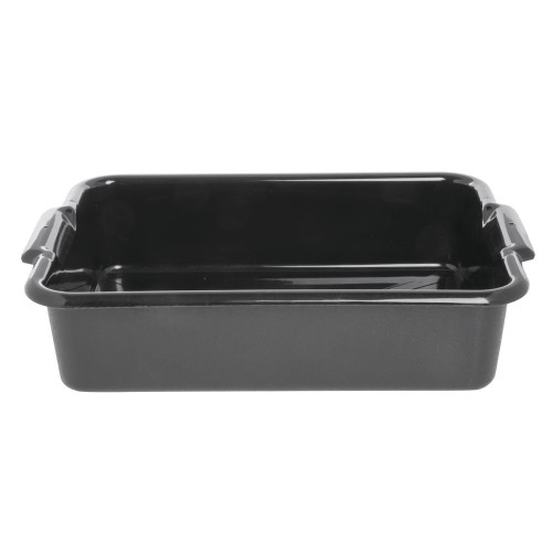 Vollrath Black HD Single Compartment 20 x 15 x 5" Dish Box