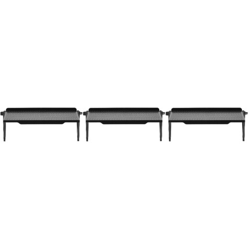 Mikikit 3pcs Monitor Rack Computer Monitor Storage Rack Router Platform Tv Top Shelf Monitor Top Shelf Tv Screen Storage Bracket Stand Storage Stand for Computer Tv Set Television Plastic