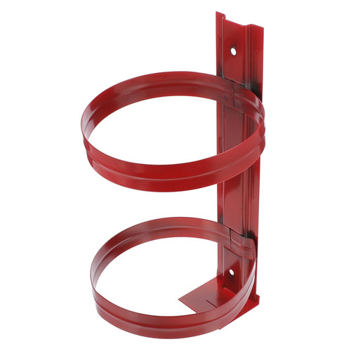 NOLITOY 2 Pcs Fire Extinguisher Bracket Fire Extinguishers for The House Mounted Fire Extinguisher Hanger Fire Extinguisher Rack Fire Extinguisher Hanger Loop Brackets Iron Hook Round