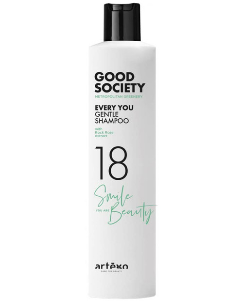 Artego Good Society 18 Every You Gentle shampoo 250ml gently cleanses hair while revitalizing, brightening (gives shine) and softening.