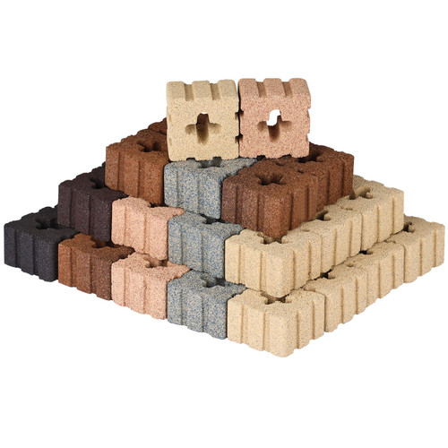 RealPlus Aquarium Filter Media 40pcs Bio Ceramic Brick for Marine and Freshwater Aquarium Canister Filter Pond Fish Tank (1.8" x 1.8" x 1.1")