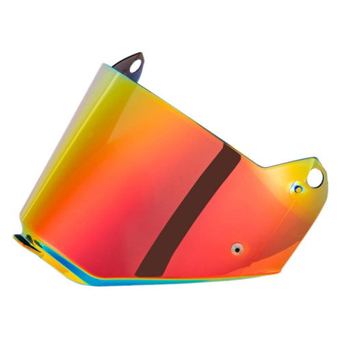 VCOROS Motorcycle Helmets Visor Replacement For LS2 Pioneer MX436 Helmet Blaze Elevation Adventure Helmet Visor (Chrome Red)