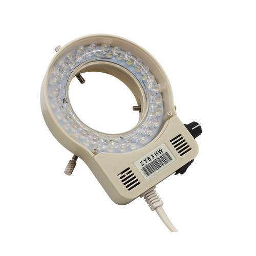 Lab Microscope Accessories Microscope LED Light Lamp Black/White Adjustable Microscope LED Ring Light Microscope Illuminators Lamp for Stereo Microscope Circle LED Light Lamp (Color : White)