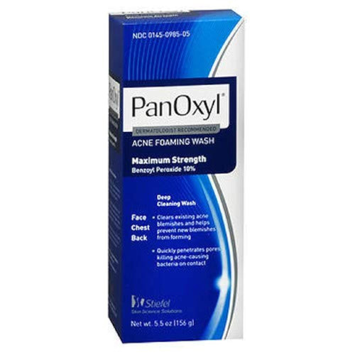 PanOxyl Foaming Acne Wash Maximum Strength 5.5 oz (Pack of 3) (09855) PanOxyl Foaming Acne Wash Maximum Strength 5.5 oz (Pack of 3) (09855)