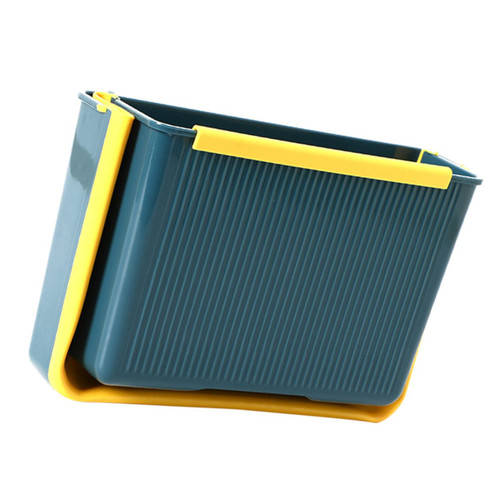 BESTOYARD 3pcs Storage Bucket Garbage Can Garbage Recycling Container Waste Paper Basket Household Trash Bin Uncovered Waste Container Trash Can Waste Bin Wall-Mounted Wastebasket Plastic