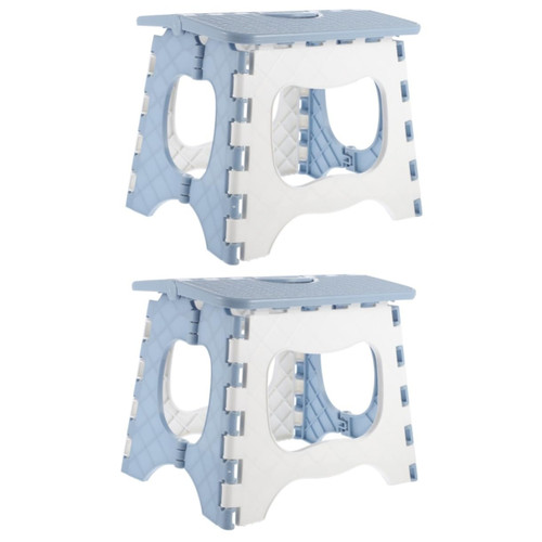 MAGICLULU 2pcs Folding Chairs Garden Step Stool Collapsible Footstool Folding Foot Stool Adults Step Stool Step