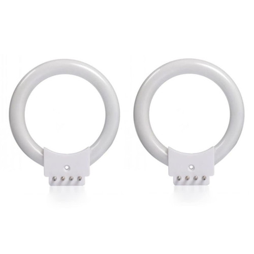 Lab Microscope Accessories 2pcs 10W Microscope Ring Lamp Tube Fluorescent Ring Lighting Source Replace Tube 78mm Big Inner Diameter for Stereo Microscope