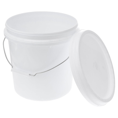 Healifty 3 Gallon Bucket, Heavy Duty Plastic Bucket 10L Cleaning Bucket Pail Bucket with Handle and Lid Round Industrial Bucket for Mopping Paint Household Storage Container