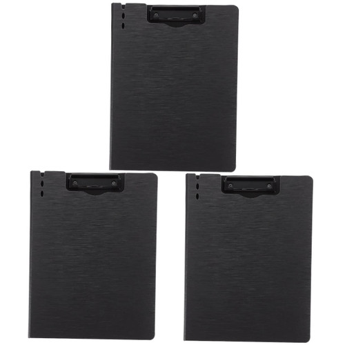 NUOBESTY 3pcs Folder Folder Portable Writing Board Open clipboard Portfolio clipboard Document Folder Organizer Portable File Holder Foldable Nurses Board Combination pp a4 Desktop