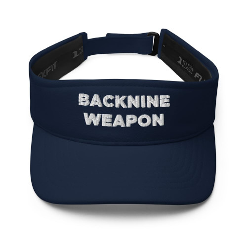 Hogue WS LLC Backnine Weapon Hat (Embroidered Visor) Navy