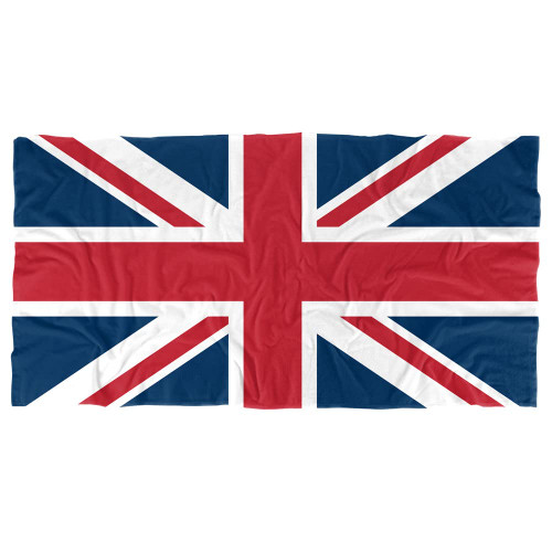 LOGOVISION Union Jack Beach Towel, 30"x60", Beach Towel