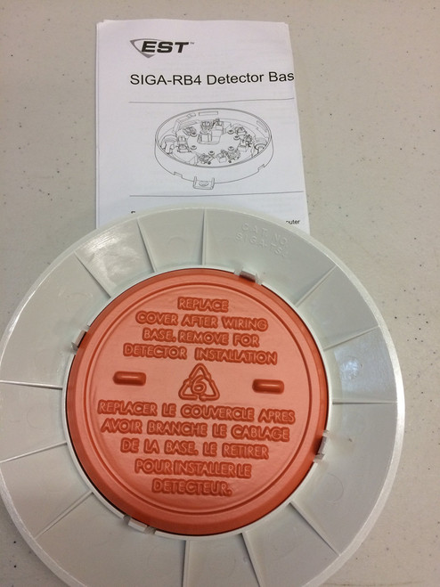 EST Edwards SIGA-RB4 - Detector Base w/Form 'C' Relay- 4"