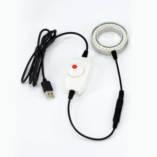 Microscope Accessories kit Slide Preparation camer Microscope Illuminators 26 LED Adjustable Ring Light Illuminator Lamp for Stereo Zoom Microscope Microscope Accessories (Color : B)