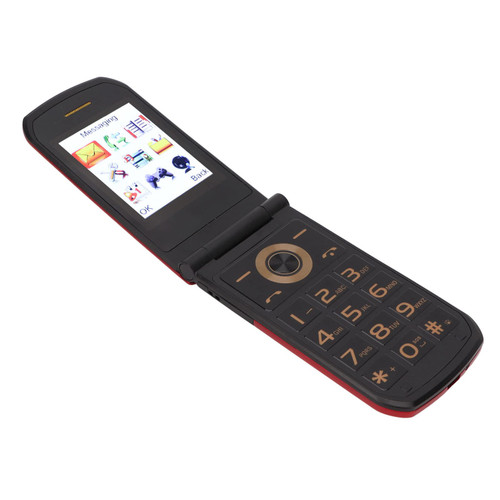 GLOGLOW Senior Cell Phone, US Plug 100 to 240V 26x18 Dual Magnetic Speakers Unlocked Flip Phone Wide Screen for Indoor (Red) GLOGLOW Senior Cell Phone, US Plug 100 to 240V 26x18 Dual Magnetic Speakers Unlocked Flip Phone Wide Screen for Indoor (Red)