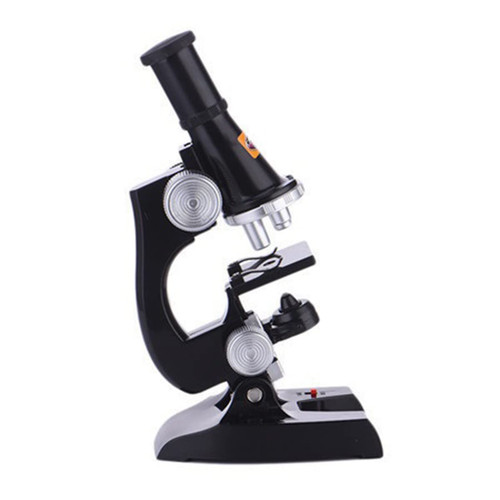 JUIYU Microscope Accessories Kit Microscope Kit Lab LED 100X-1200X Biological Microscope Microscope Slides (Color : Black)
