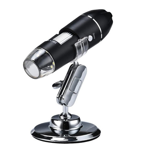 Microscope Accessories Kit USB Digital Microscope 1000X 1600X 8 LEDs 2MP Electronic Microscope Zoom Camera Microscope Slides (Color : 1600X 8LED C)
