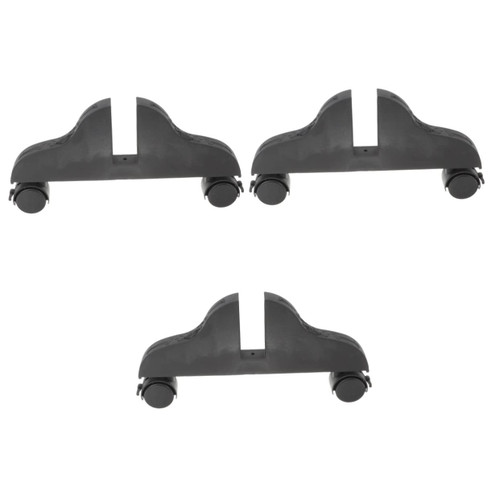Cabilock 3pcs Movable Screen Base Screen Divider Room Partition Support Brackets Room Divider Bracket Room Divider Screen Holder Plastic Divider Plastic Room Trommel Screen Office PVC Fold