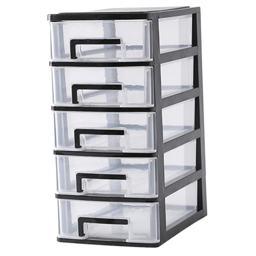 Cabilock Drawer Storage Box Small Organizer Box Small Plastic Containers Desk Organizer Drawers Drawer Desk Organizer Storage Organizer Black Cabinet Sundries Storage Holder With Drawer Pen