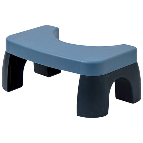 DOITOOL Folding Toilet Stool Foldable Poop Stool Bathroom Potty Step Stool Sitting Posture Footstool Squatting Stool Blue