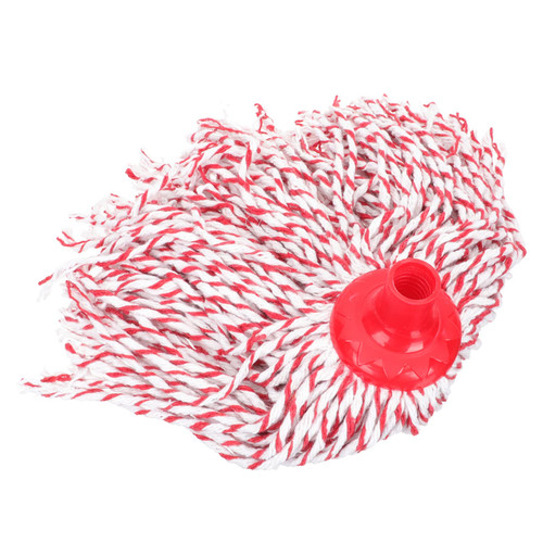 LALAFINA 3pcs Clean mop Head Industrial Cleaning mop Heads Damp mop Head Rope mop Head fregonas de limpieza para pisos mop scrubbing pad Pen Mandrel Wet Dry Cloth Broomstick Wet and Dry