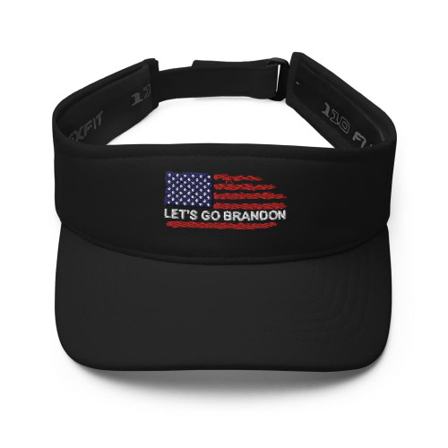 Gutsy Let's Go Brandon Visor, Pro America Anti Biden Visor, FJB Visors, FU46 Visor, Funny Anti Biden Stuff, Republican Visor Black, One Size