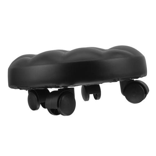 HEALLILY Swivel Stool Foot Rest Chair Foot Stool Stools Foot Resting Stool Step Stool Steps for Bed Bathroom Stool for Kids Bed Stool Stool Wipe The Floor Rubber Black Bread Office