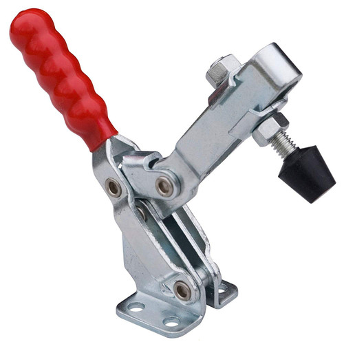 POWERTEC 20305 Vertical Quick-Release Toggle Clamp with 500 lbs Capacity, 12130