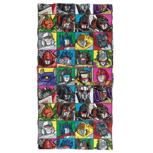 LOGOVISION Transformers Transformers Squares Beach Towel 30" X 60"