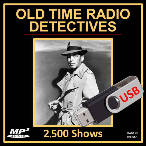 Old Time Radio Detectives: Best 2,500 Radio Shows in MP3 [USB Flash Drive]