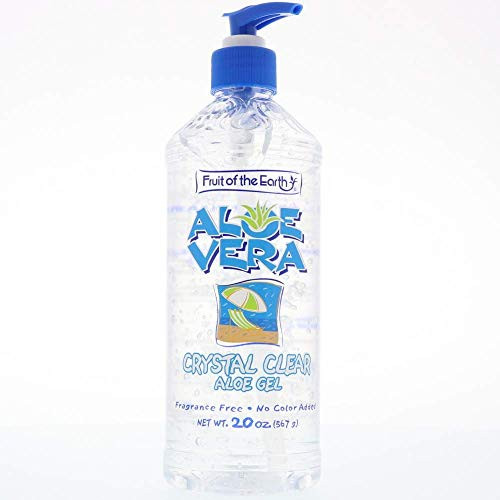 Fruit of the Earth Aloe Vera Crystal Clear Aloe Gel 20 oz Fruit of the Earth Aloe Vera Crystal Clear Aloe Gel 20 oz
