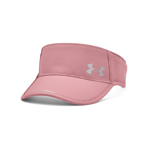 Under Armour Women's Standard Launch Run Visor, (697) Pink Elixir/Pitch Gray/Reflective, One Size Fits Most