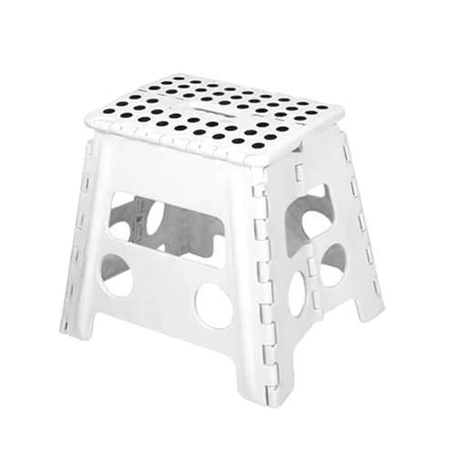 Folding Step Stool, Anti Slip Protection Foot Stool, Fold Up Step Stool with Carry Handle, Portable Foldable Stool, Lightweight Folding Step Stool, Adult Step Stool for Kitchen, Living Room, Bathroom