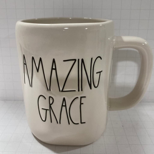 Rae Dunn AMAZING GRACE Mug - 16 oz - Dishwasher and Microwave safe