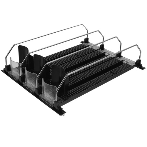 3pcs drink pusher soda holder for refrigerator water bottle pusher self-pushing drink holder fridge drink organizer soda can dispenser beverage organizer to stack Storage Box abs